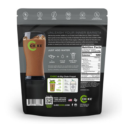 Chike Nutrition Chike High Protein Coffee 14 serving - Triple Shot Espresso and Cream