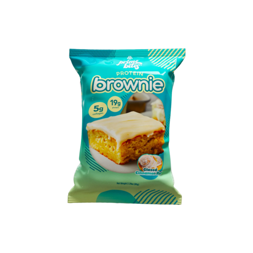 Prime Bites Prime Bites Brownie - Glazed Cinnamon Roll