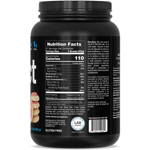 PEScience 2lb Select Protein - Frosted Sugar Cookie