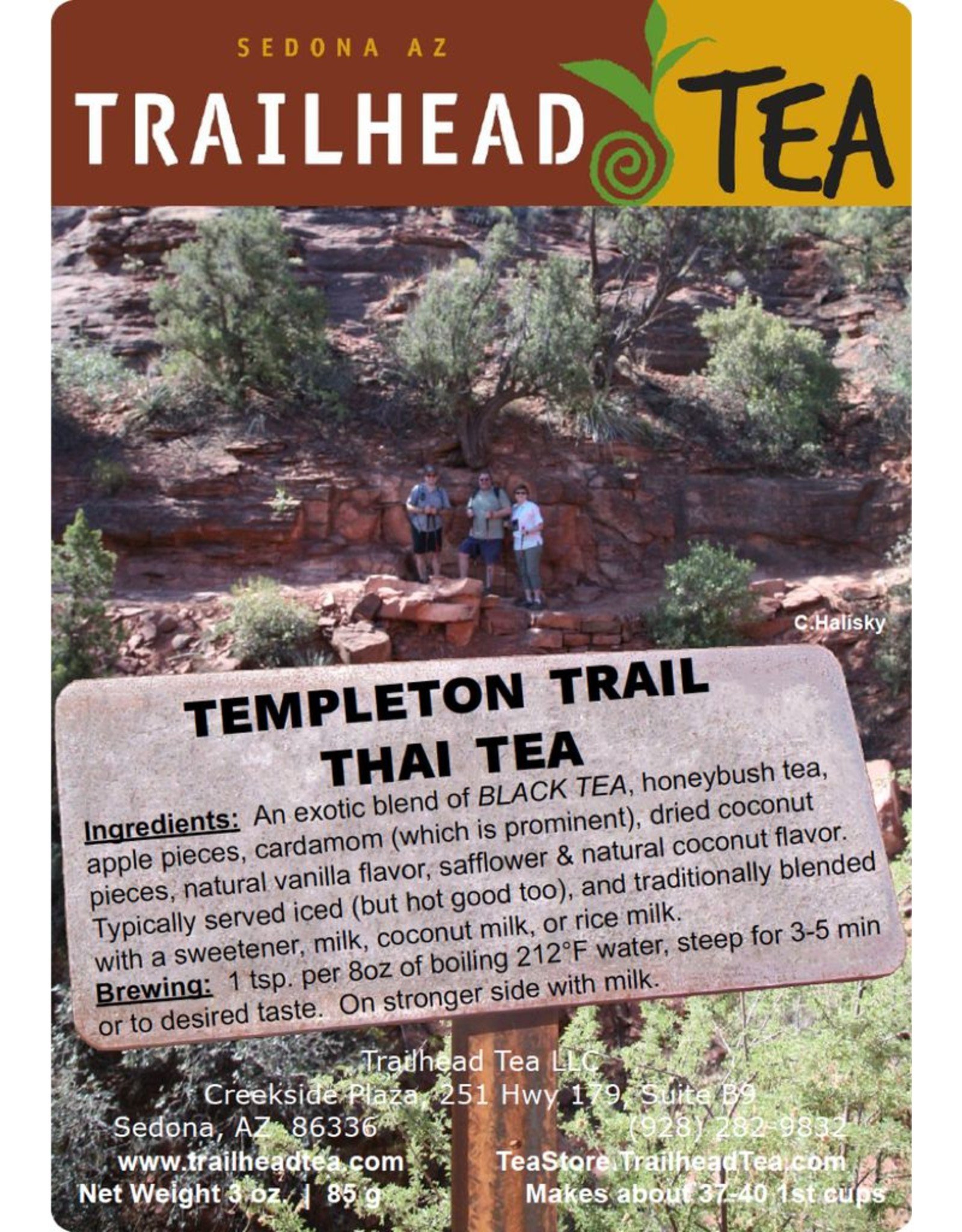 Tea from Sri Lanka Templeton Trail Thai Tea