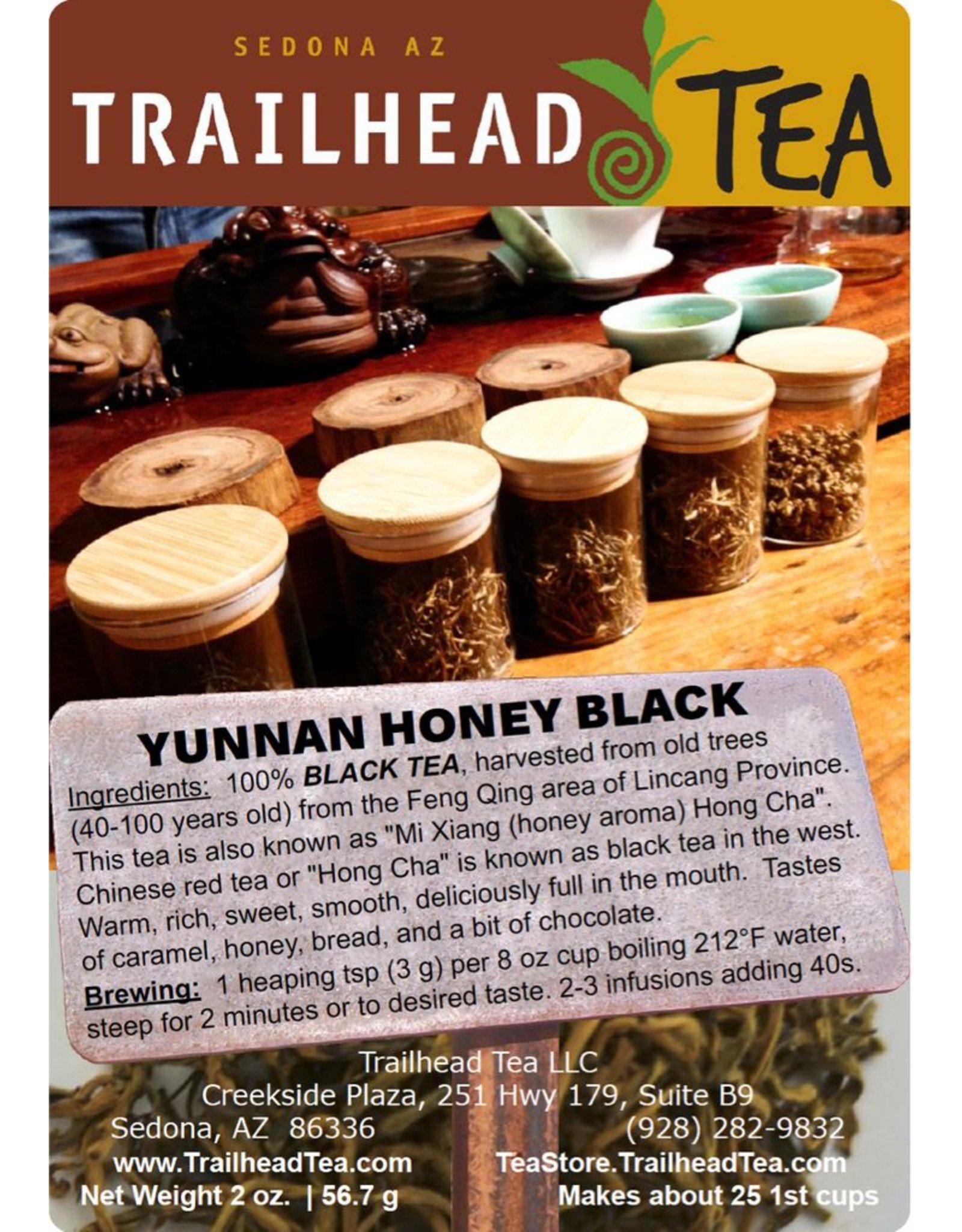 Tea from China Mi Xiang Hong Cha, Yunnan Honey Black Tea