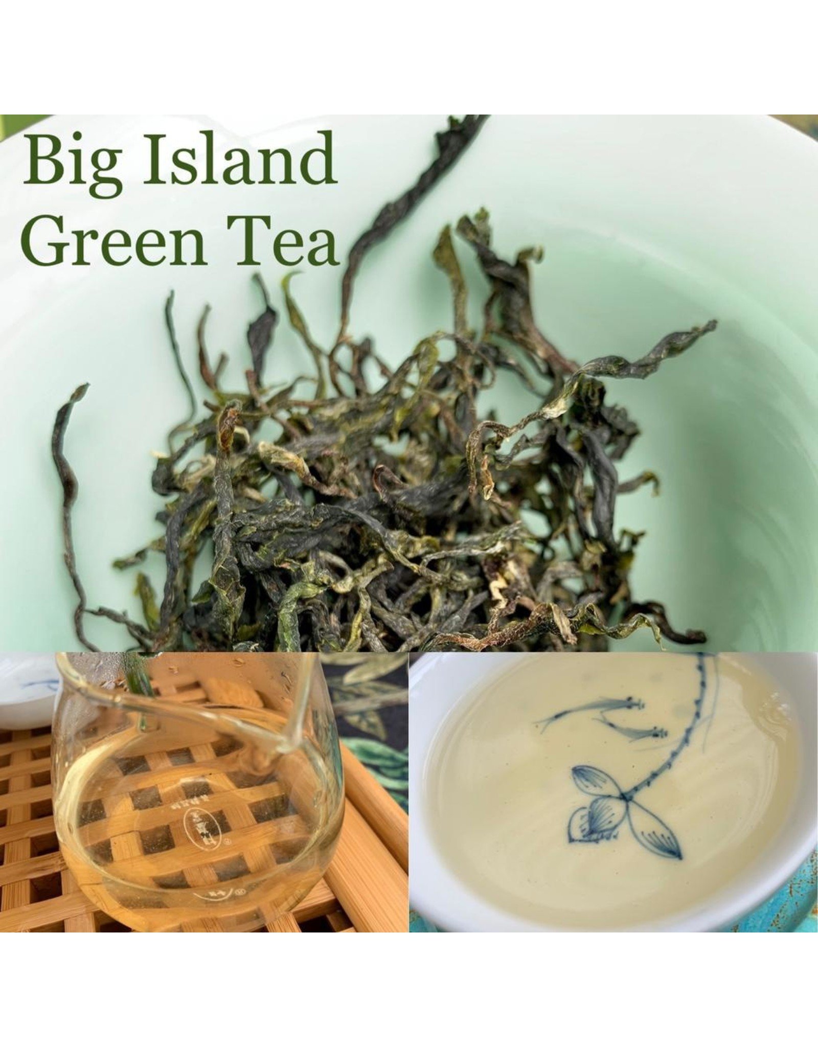 Tea from Hawaii Genuine Hawaii Organic Green Tea (BIT)