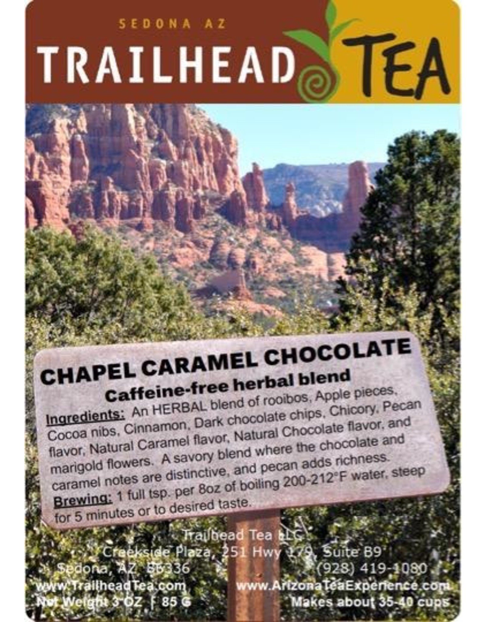 Herbal from South Africa Chapel Caramel Chocolate