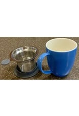 Teaware For Life Uni Brew-inMug w/Strainer, 16oz, Blue