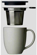 Teaware For Life Uni Brew-inMug w/Strainer, 16oz, Gray