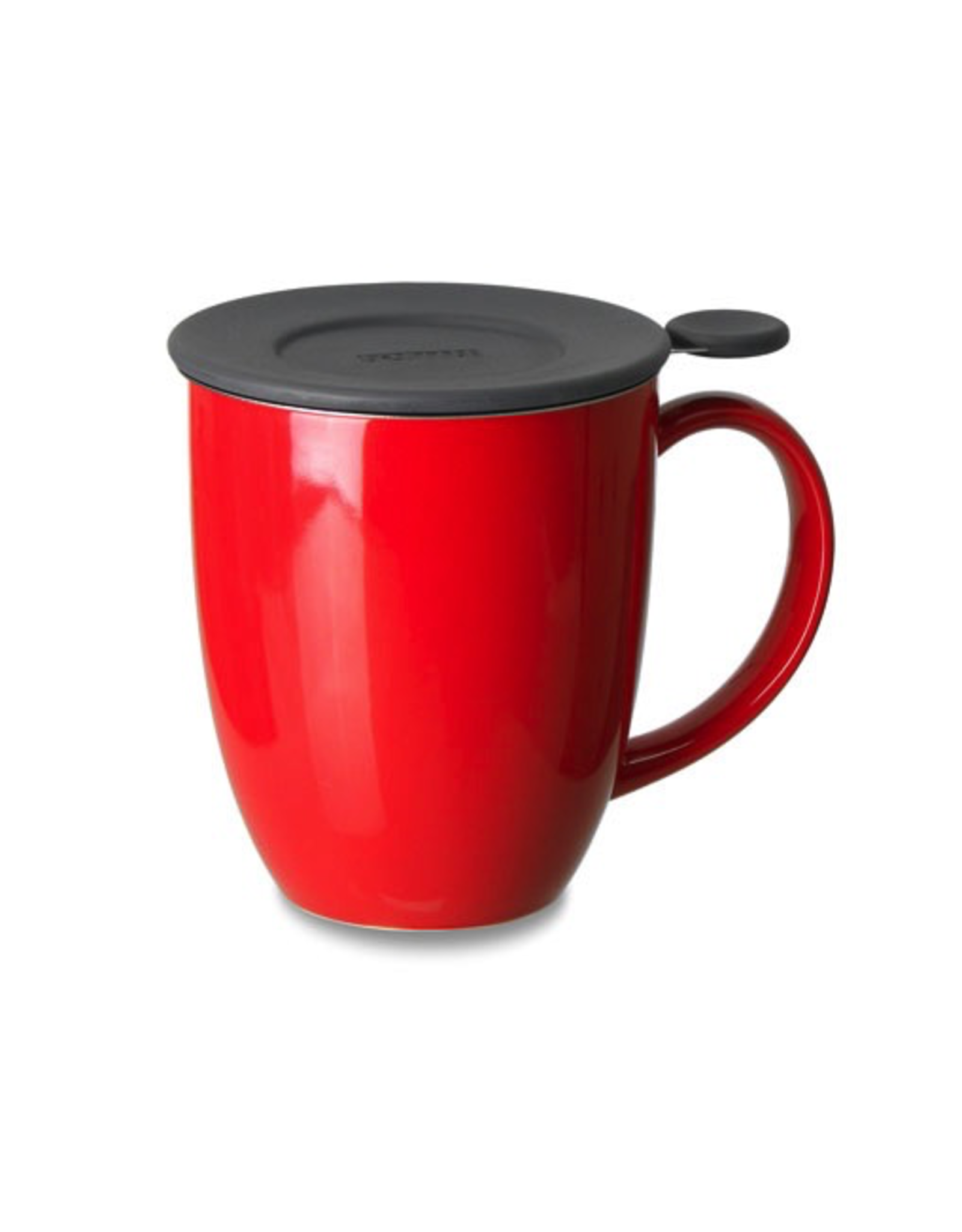 Teaware For Life Uni Brew-inMug w/Strainer, 16oz, Red