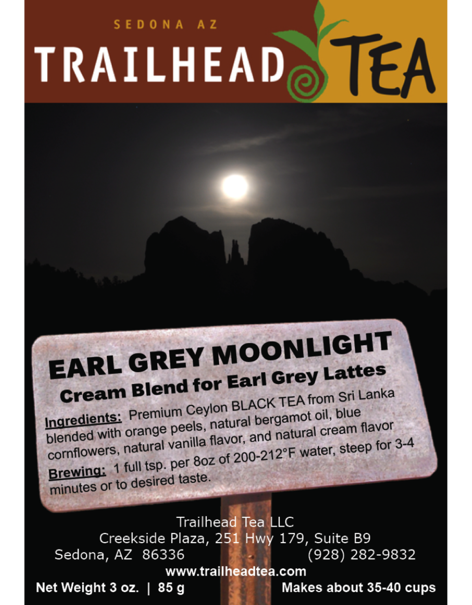 Tea from Sri Lanka Earl Grey Moonlight