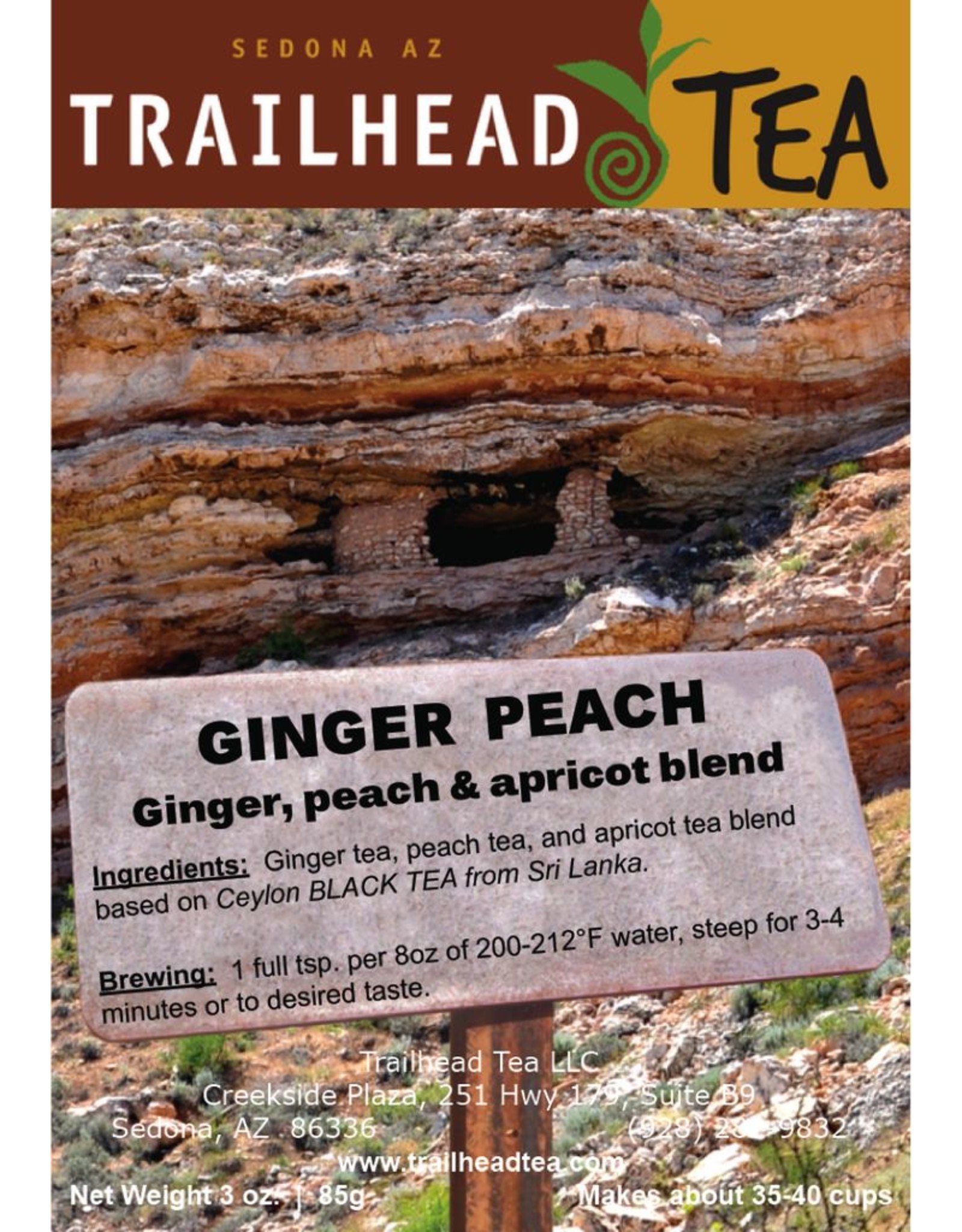 Tea from Sri Lanka Ginger Peach