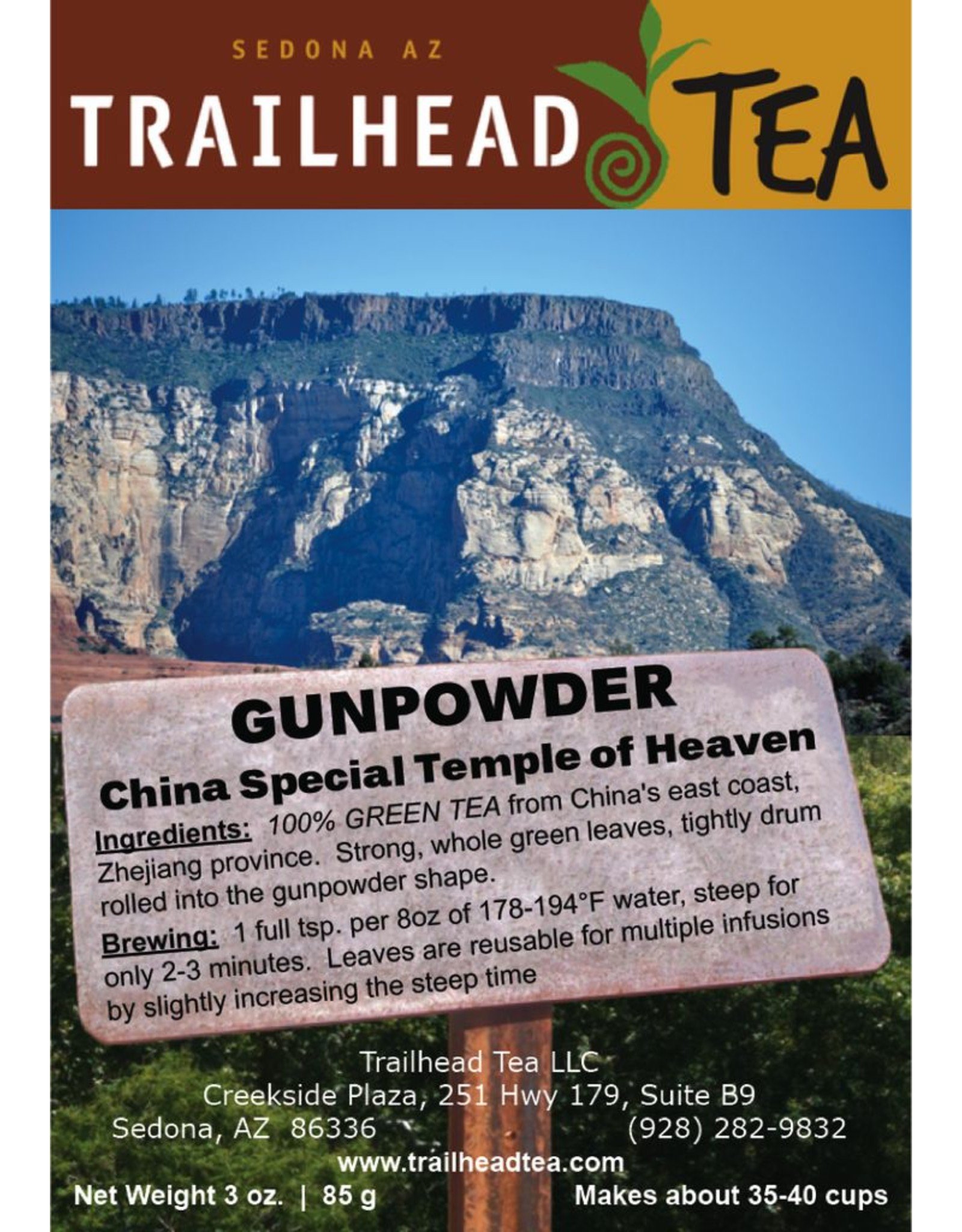 Tea from China Gunpowder Temple of Heaven