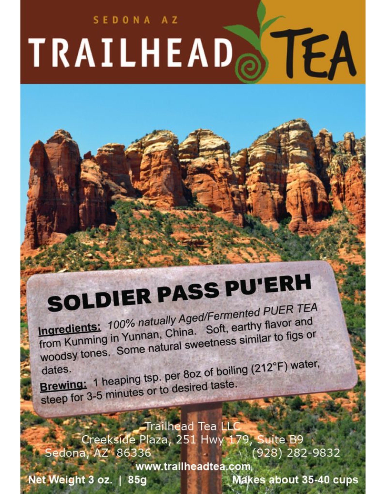 Tea from China Soldier Pass Puer