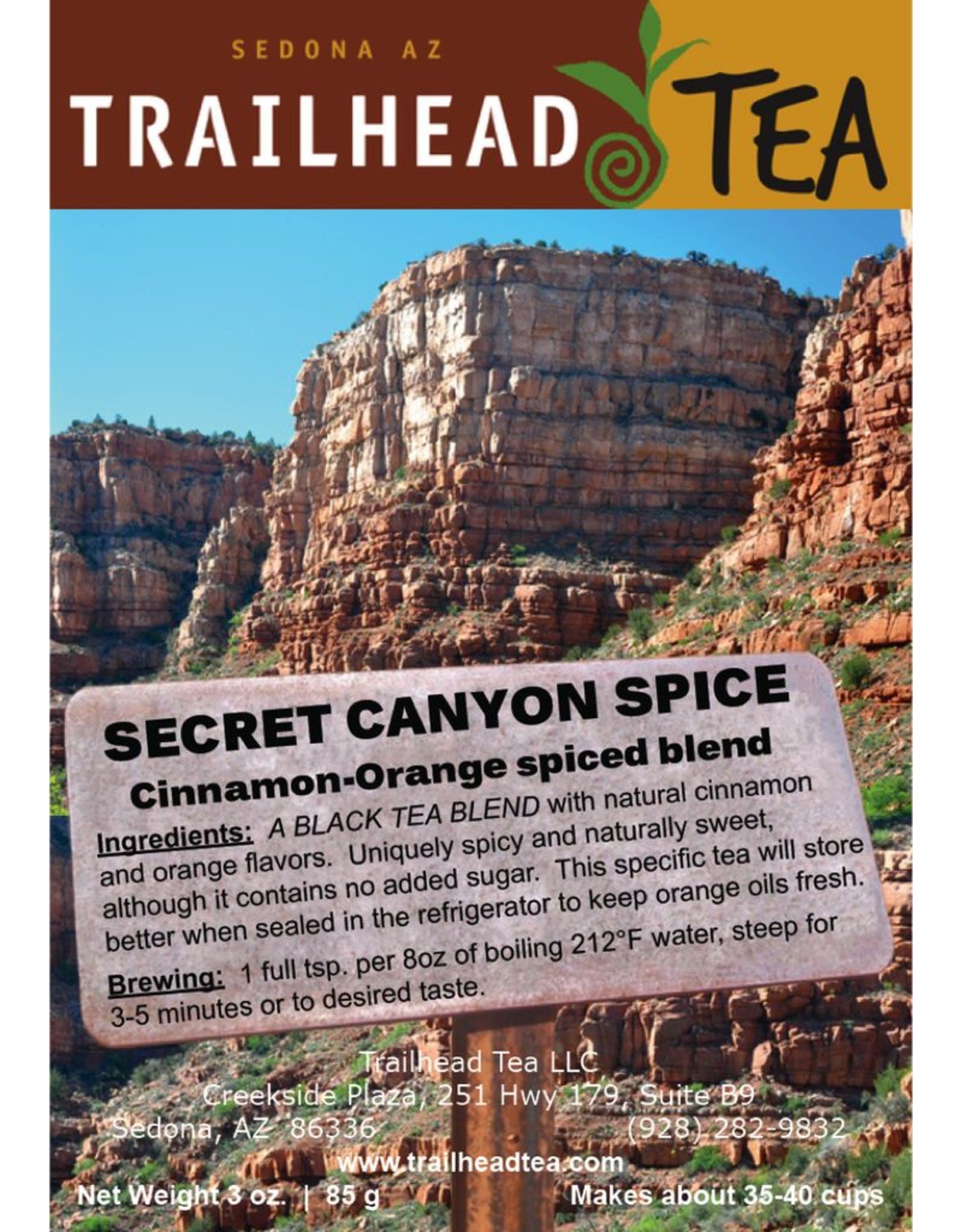 Tea from China Secret Canyon Spice