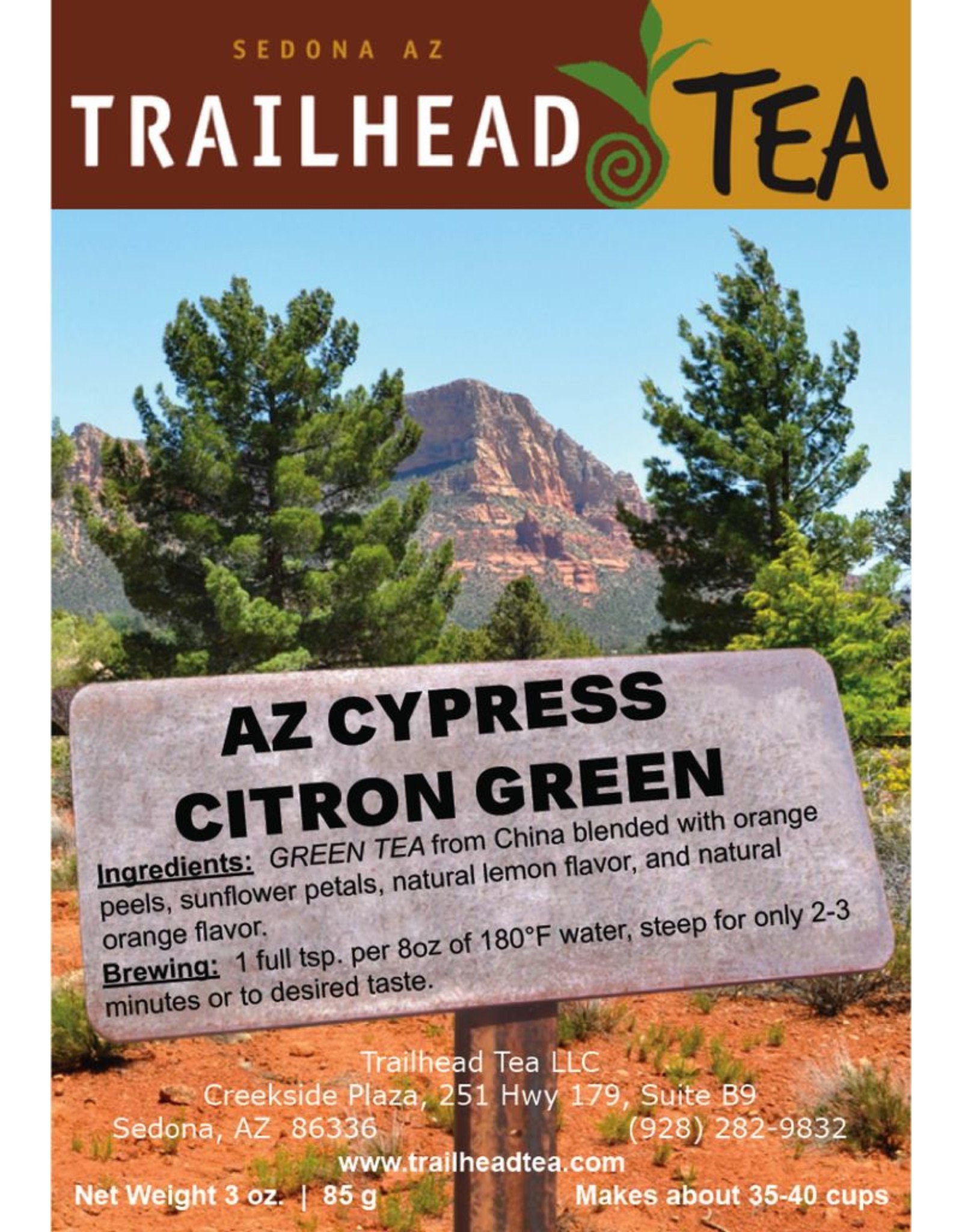 Tea from China AZ Cypress Citron Green