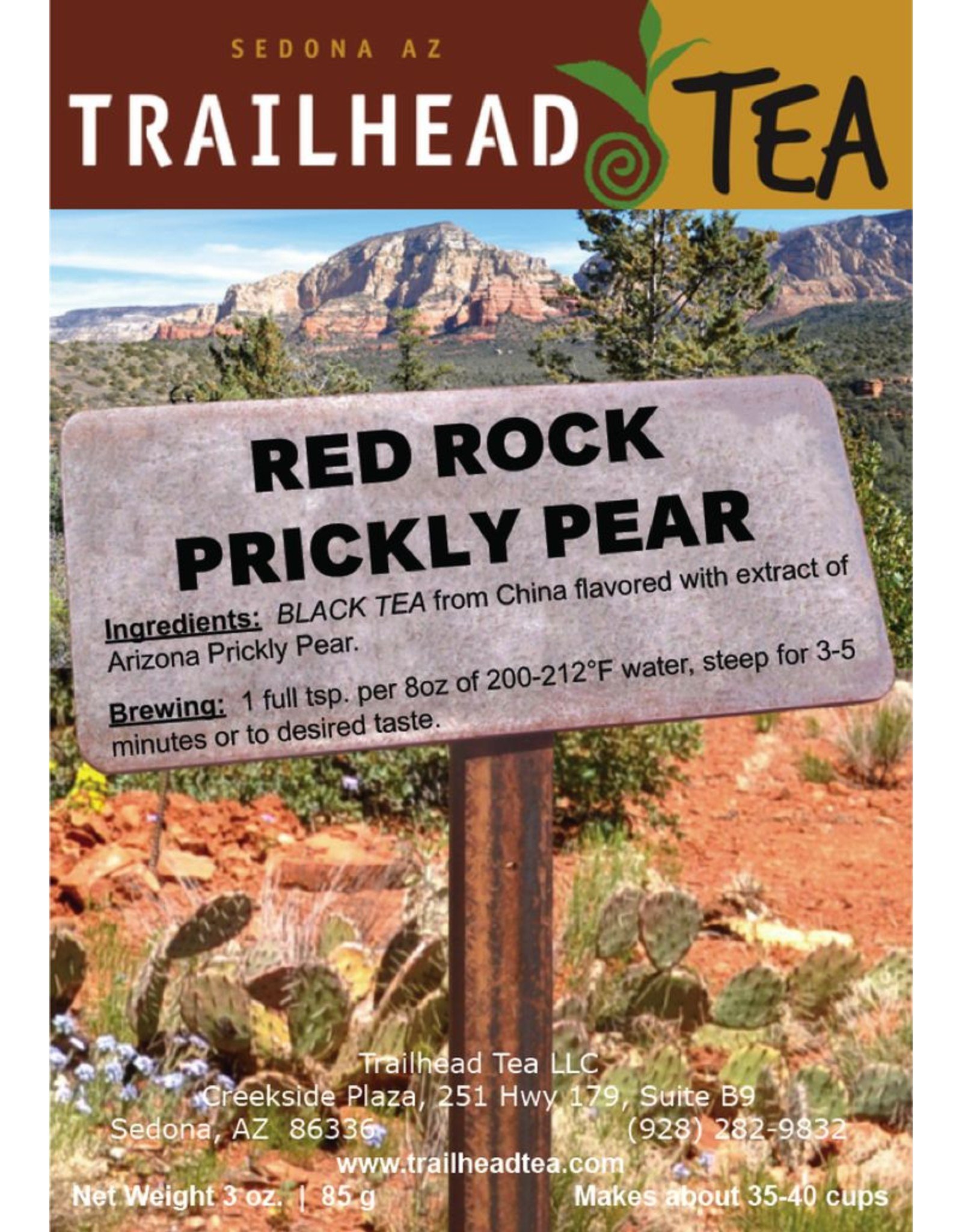 Tea from China Red Rock Prickly Pear