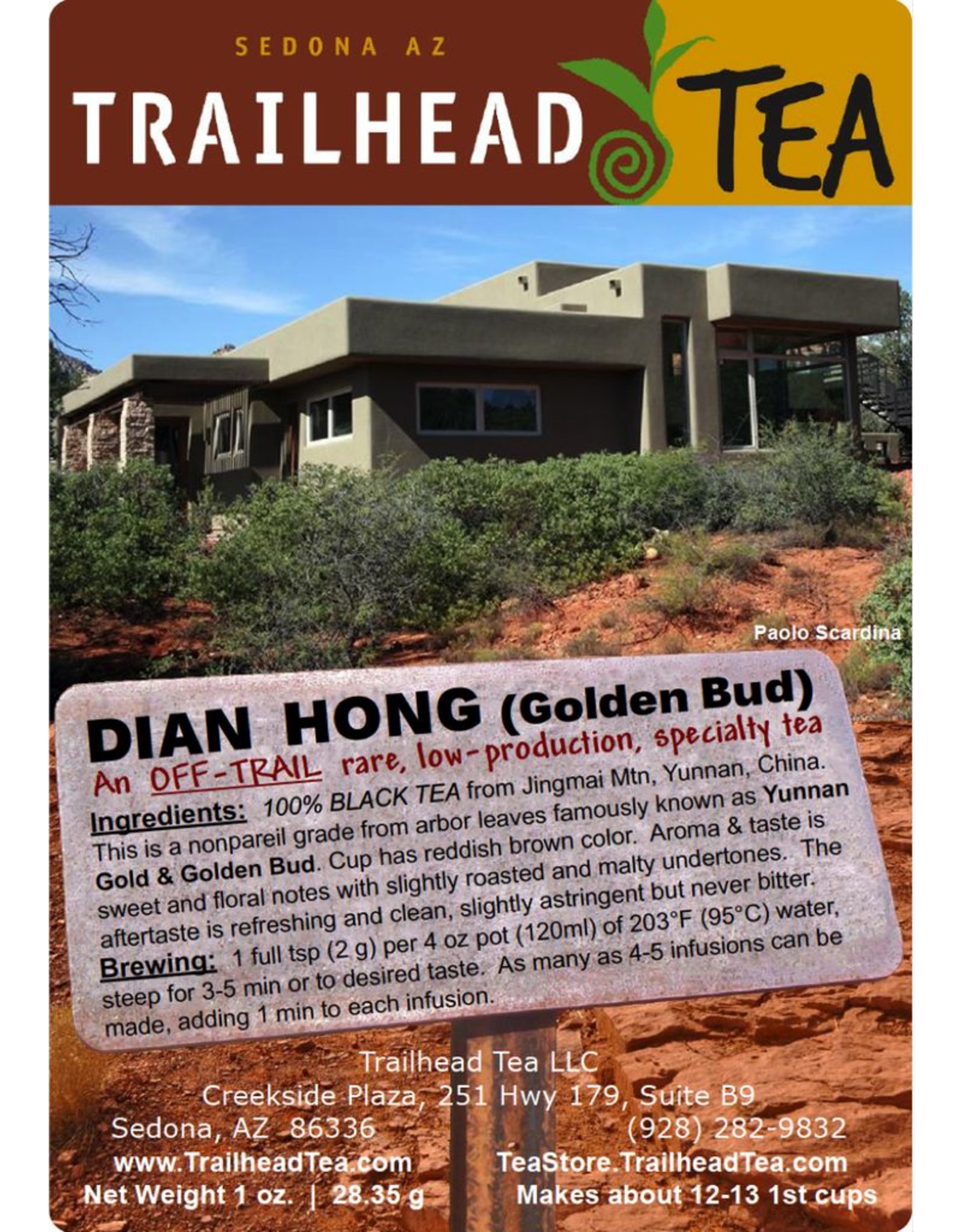 Off-Trail-Rare Golden Bud Dian Hong, Nonpareil Yunnan Gold (Off-Trail Black)