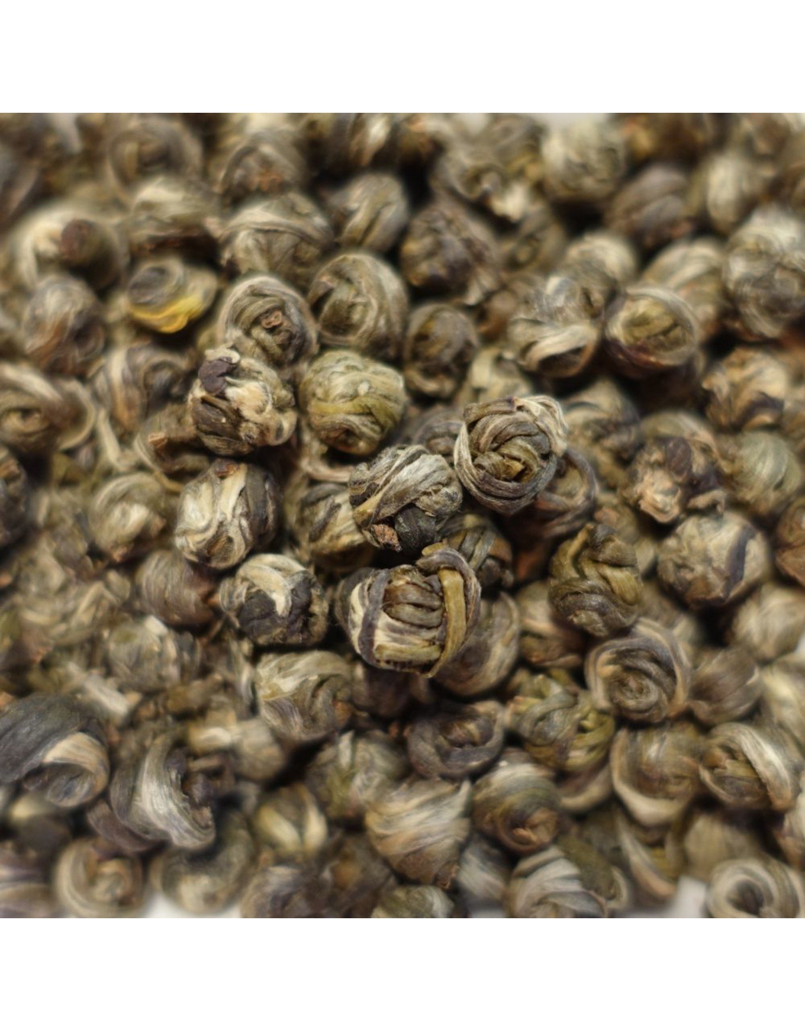 Tea from China Dragon Phoenix Jasmine Pearls, Organic Nonpareil