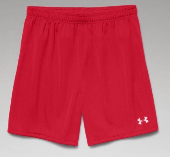 womens red under armour shorts