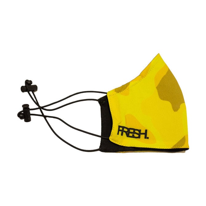 FRESH FRESH. V2 Box Logo Yellow Camo Fabric Mask