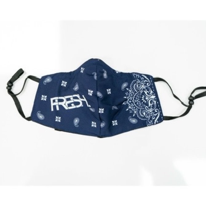 FRESH FRESH Face Mask V2 Paisley Navy/White