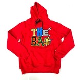 FRESH FRESH The Bay Embroidered Hoodie Red