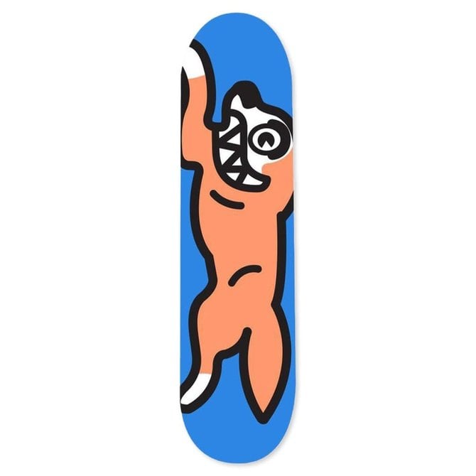 Ice Cream Ice Cream Strawberry Skate Deck Strong Blue