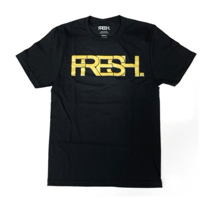 FRESH FRESH Logo Tee Black/Gold