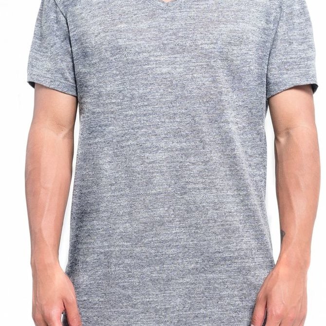 Entity V-Neck Long V-Hem S/S Shirt - FRESH.