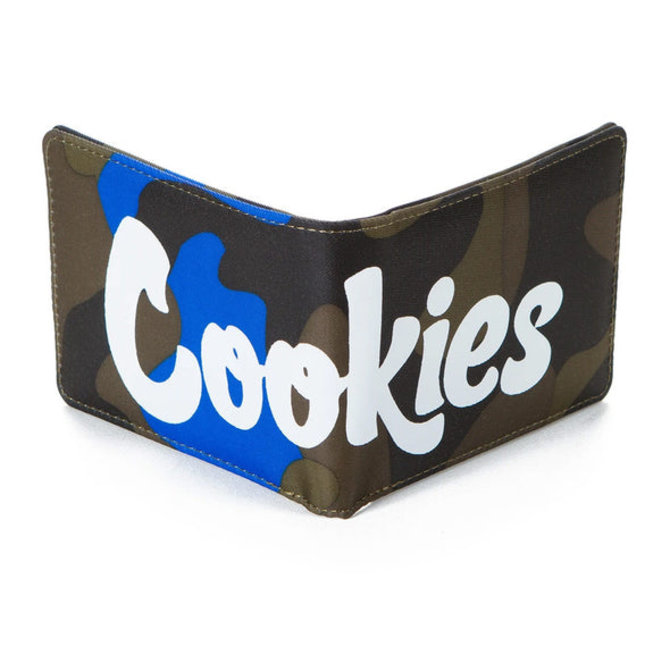 Cookies Cookies Nylon Billfold Wallet Blue Camo