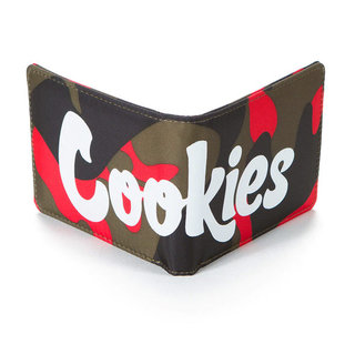 Cookies Cookies Nylon Billfold Wallet Red Camo