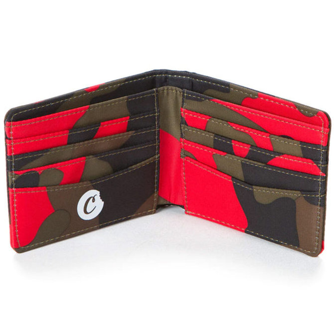 Red nylon book wallet