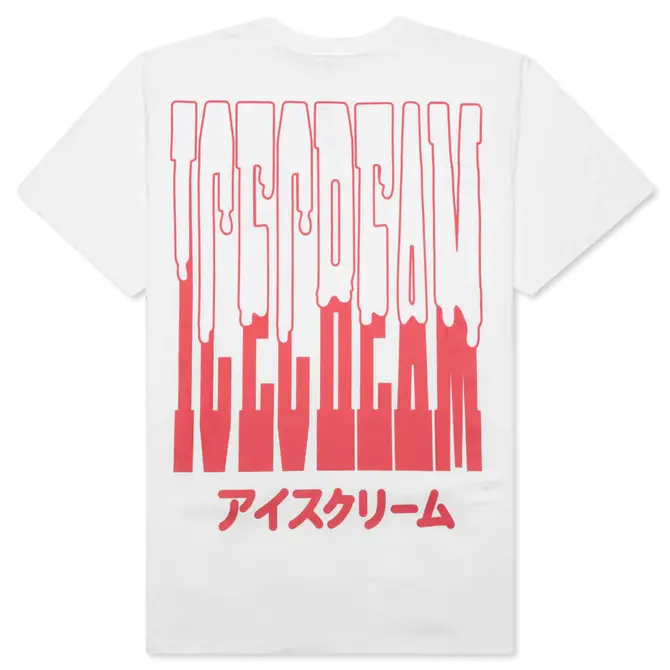 Ice Cream Big Drip SS Tee White