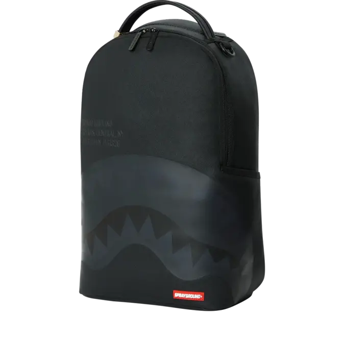 Sprayground Shark Central 2.0 Black DLXSV Backpack - FRESH.