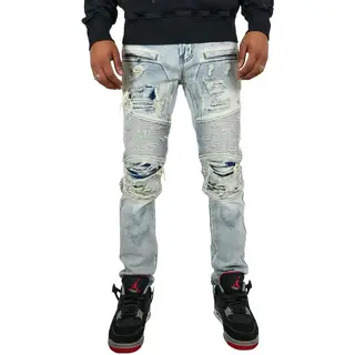 Preme Preme PR-WB-174 Novelty Jean Male Indigo