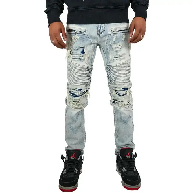 Preme Preme PR-WB-174 Novelty Jean Male Indigo