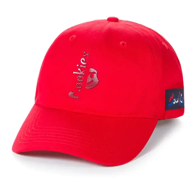 Cookies Cookies Searchlight Canvas Dad Hat Red