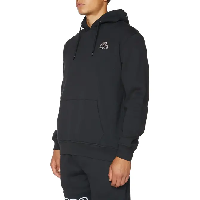 Kappa Kappa Logo Covington Hoodie Jet Black