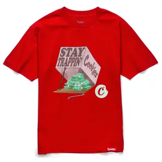 Cookies Cookies Stay Trappin SS Tee Red
