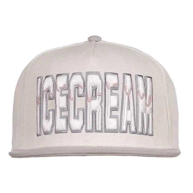 Ice Cream Ice Cream Drippy Snapback Whisper White