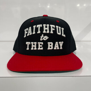 FRESH Faithful To The Bay Snapback Blk/Red/Wht