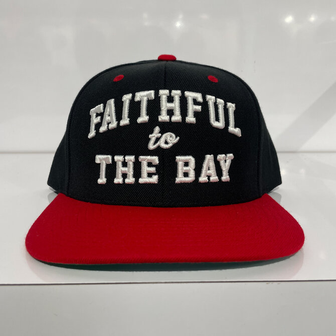 FRESH Faithful To The Bay Snapback Blk/Red/Wht