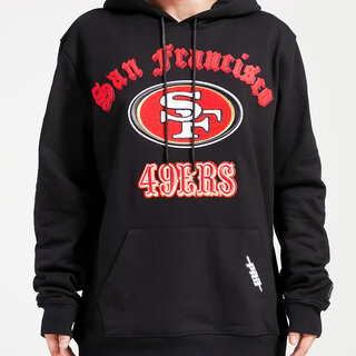 Pro Standard PS SF 49ers Old English Fleece PO Hoodie Black