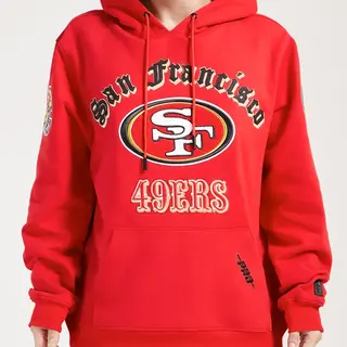 Pro Standard PS SF 49ers Old English Fleece PO Hoodie Red