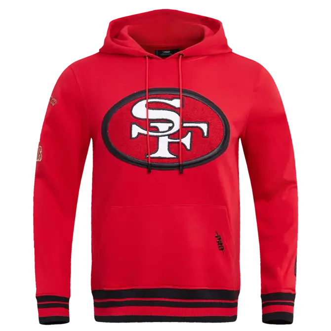 PS SF 49ERS Retro Classic FLC Hoodie Red/Black