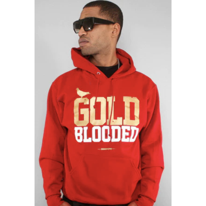 Adapt Gold Blooded Men's Hoody Red/Gold