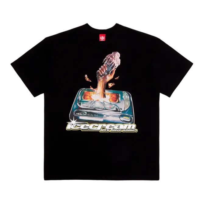 Ice Cream Ice Cream Hit My Beeper SS Tee Black