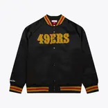 Mitchell&Ness 49ers Lightweight Satin Jacket Blk/Gld