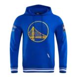 Pro Standard PS GS Warriors Retro Classic FLC Hoodie Royal Blue