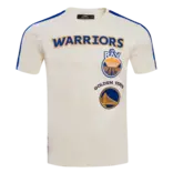 Pro Standard PS GS Warriors Retro Classic SJ Striped Tee Eggshell/RB