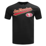 Pro Standard PS SF 49ers Script Tail SJ Tee Black