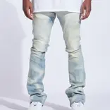 Crysp Crysp Arch Flare Denim Light Acid
