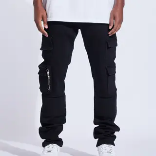 Crysp Crysp Nelson Cargo Denim Black 28